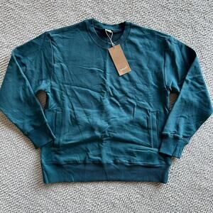 NWT Goumi Kids Hudson Adult Sweatsuit Top SZ XS Pullover Crew Neck Sweatshirt